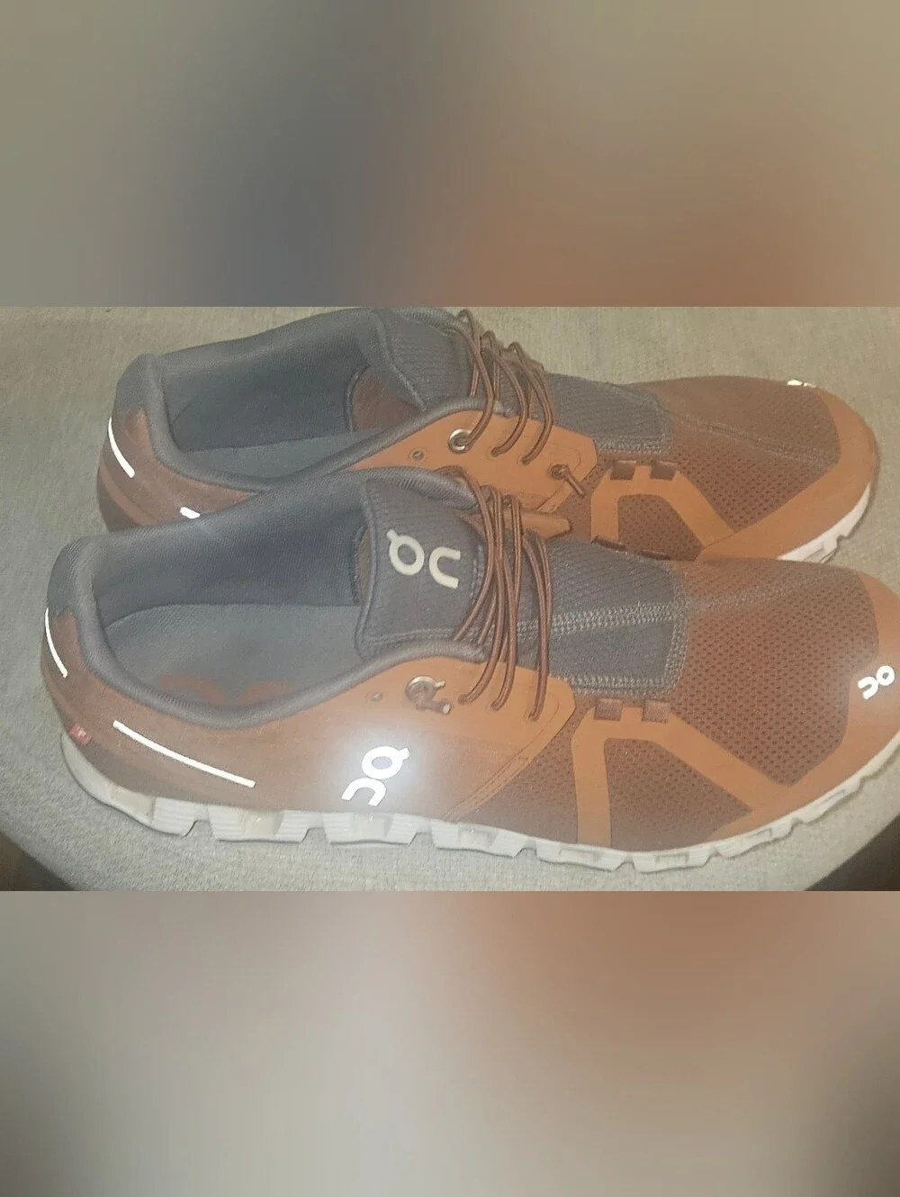 On Running Men's Athletic Shoes - Brown and Black